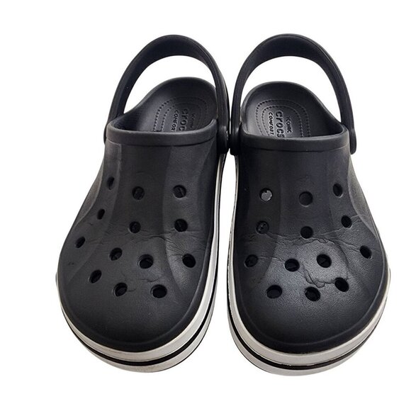 Crocs Bayaband Clog Unisex Black/White Men's 7 / Women's 9 - Picture 3 of 10